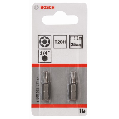 Punta de atornillar T20H Security Torx®, extra dura