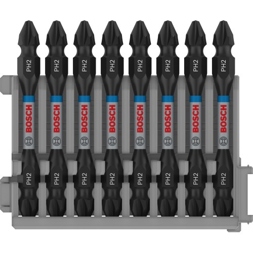 Punta doble PRO Impact con índice Pick and Click, PH2, 65 mm, 8 uds.