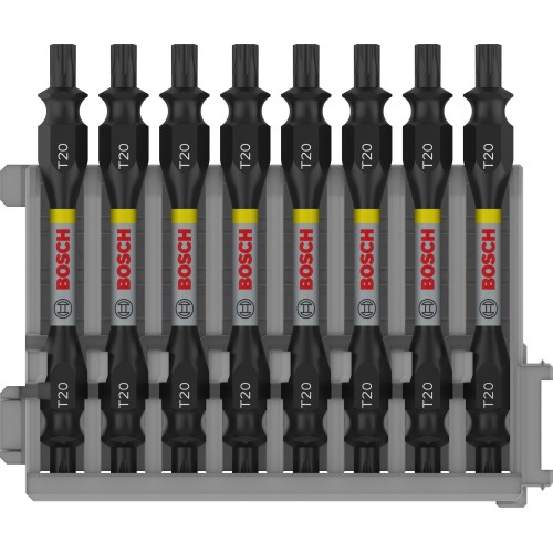 Punta doble PRO Impact con índice Pick and Click, T20, 65 mm, 8 uds.