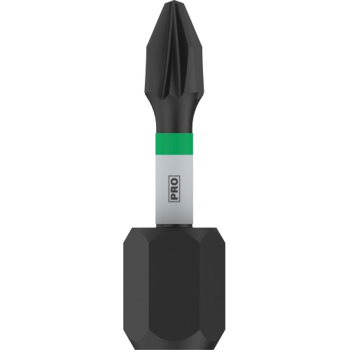 Broca PRO Pozidriv Impact, PZ1, 25 mm, 2 uds.