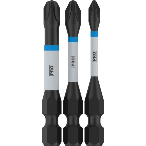 Punta PRO PH Impact, PH1 x 55, PH2 x 55, PH3 x 55 mm, 3 uds.