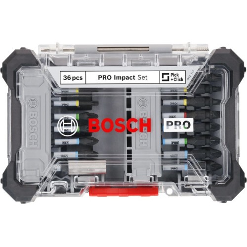 Set de puntas de atornillar PRO Impact, expositor, 6 x 36 uds.