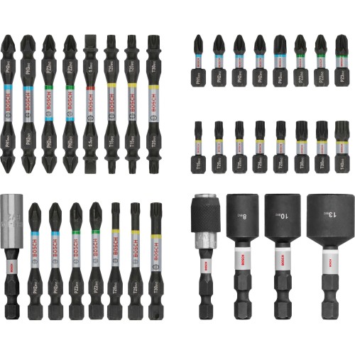 Set de puntas de atornillar PRO Impact, expositor, 6 x 36 uds.