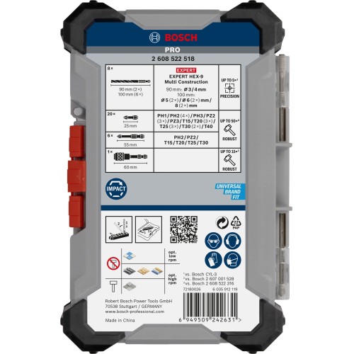 Set mixto PRO Impact, expositor, 6 x 35 uds.