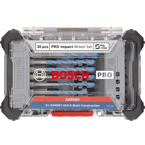 Set mixto PRO Impact, expositor, 6 x 35 uds.