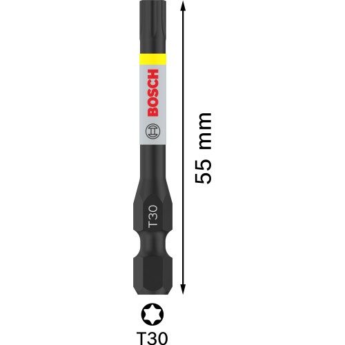 Punta PRO Torx Impact, T30, 55 mm, 2 uds.