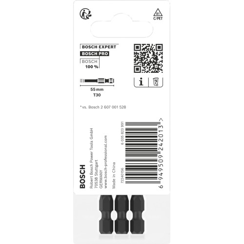 Punta PRO Torx Impact, T40, 55 mm, 2 uds.
