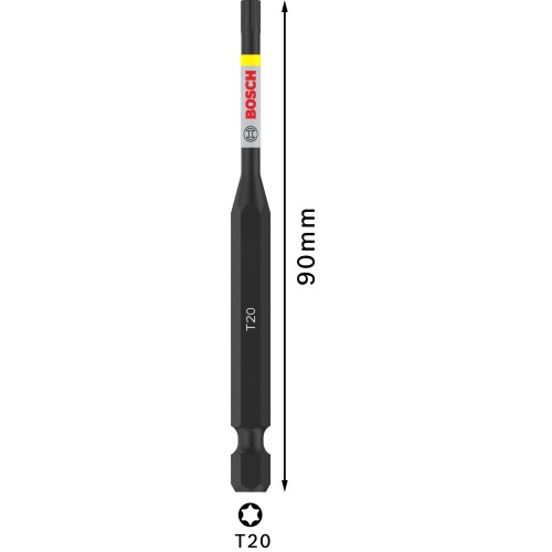 Punta PRO Torx Impact, T20, 90 mm