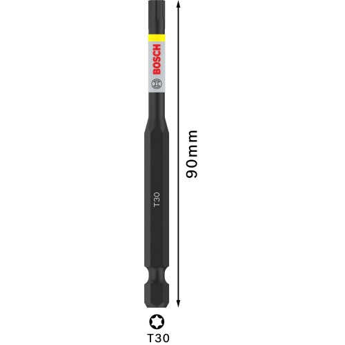 Punta PRO Torx Impact, T30, 90 mm