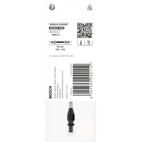 Punta doble PRO Impact con índice Pick and Click, T20, 65 mm