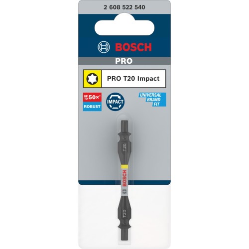 Punta doble PRO Impact con índice Pick and Click, T20, 65 mm