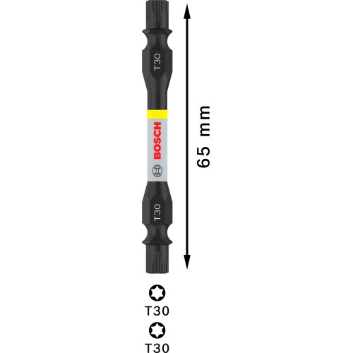 Punta doble PRO Impact con índice Pick and Click, T30, 65 mm