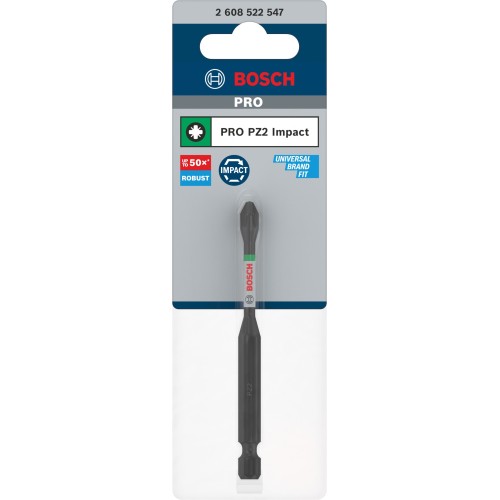 Punta PRO Pozidriv Impact, PZ2, 90 mm
