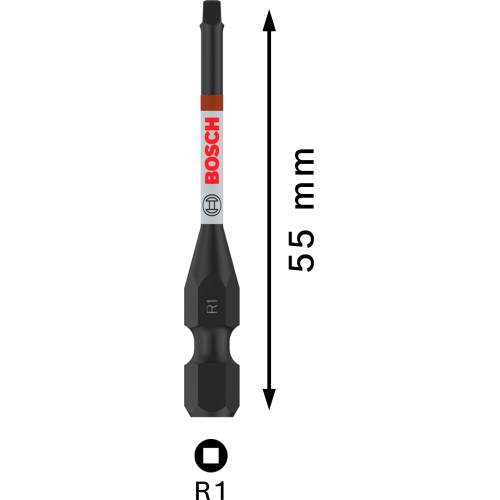 Punta PRO Robertson Impact, R1 55 mm, 2 uds.