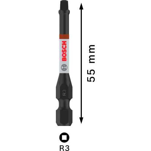 Punta PRO Robertson Impact, R3 55 mm, 2 uds.