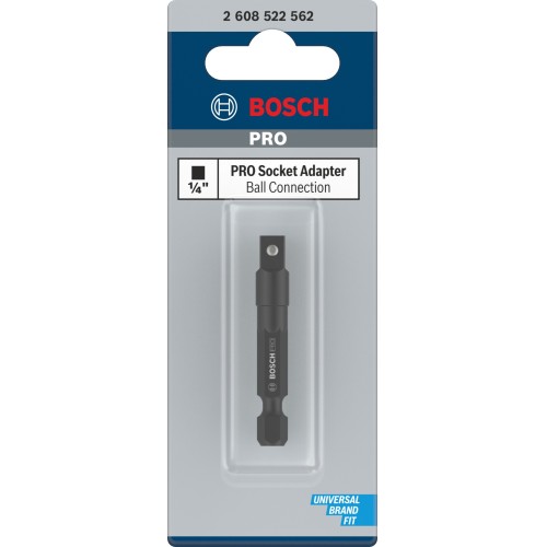 PRO Socket Adapter con conexión de bola, 1/4", 50 mm