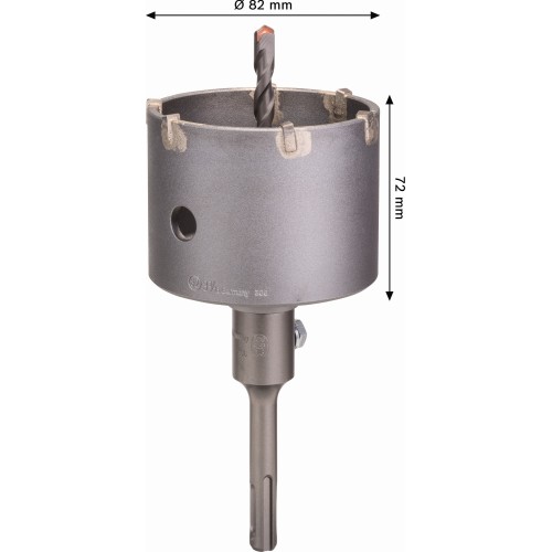 Set de coronas PRO SDS plus-5 Core Cutter, 82 x 54 x 72 mm, 3 unidades