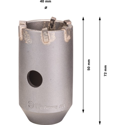 PRO SDS plus-5 Core Cutter, 40 x 50 x 72 mm