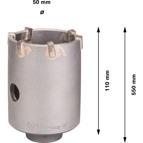 PRO SDS plus-5 Core Cutter, 50 x 50 x 72 mm