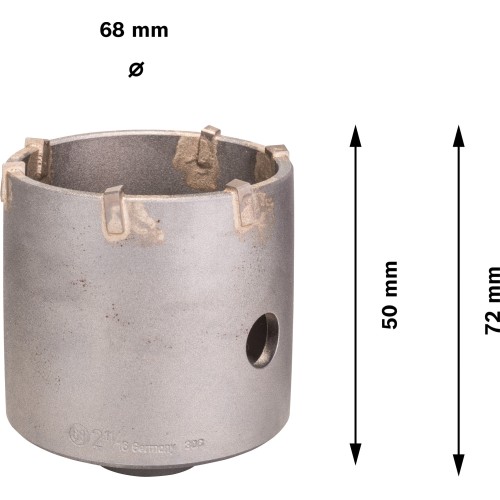 PRO SDS plus-5 Core Cutter, 68 x 50 x 80 mm