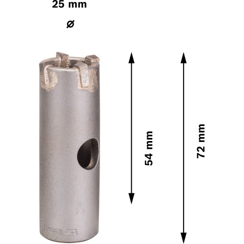 PRO SDS plus-5 Core Cutter, 25 x 50 x 72 mm