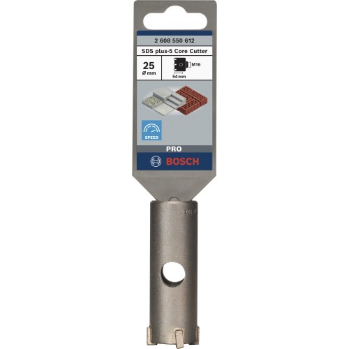PRO SDS plus-5 Core Cutter, 25 x 50 x 72 mm