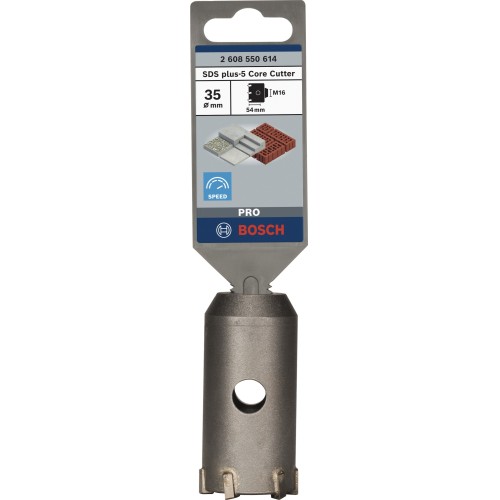 PRO SDS plus-5 Core Cutter, 35 x 50 x 72 mm