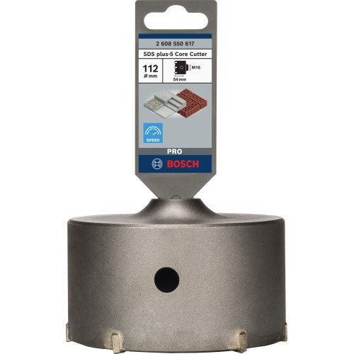 PRO SDS plus-5 Core Cutter, 112 x 50 x 72 mm
