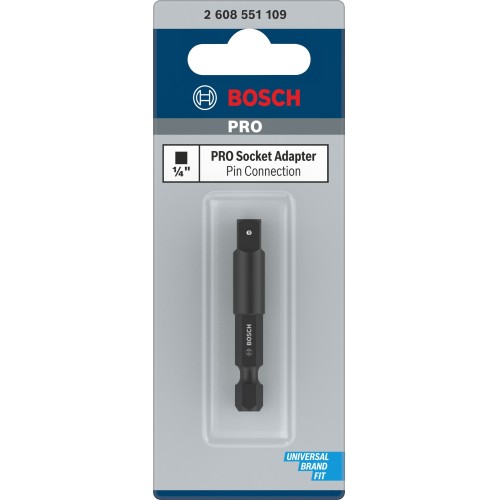 PRO Socket Adapter con conexión de pasador, 1/4", 50 mm