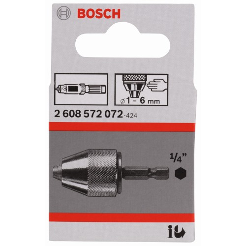 Portabrocas sin llave de hasta 6 mm