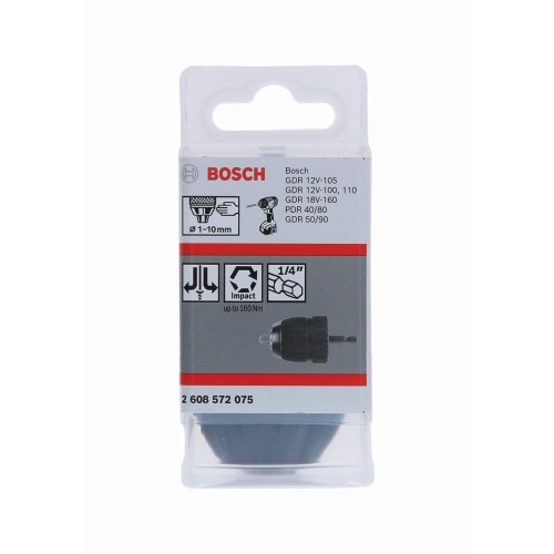 Portabrocas de sujeción rápida hasta 10 mm