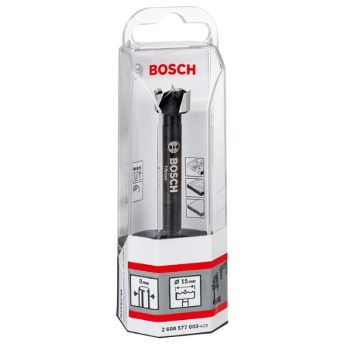 Broca fresadora para madera, 15 mm