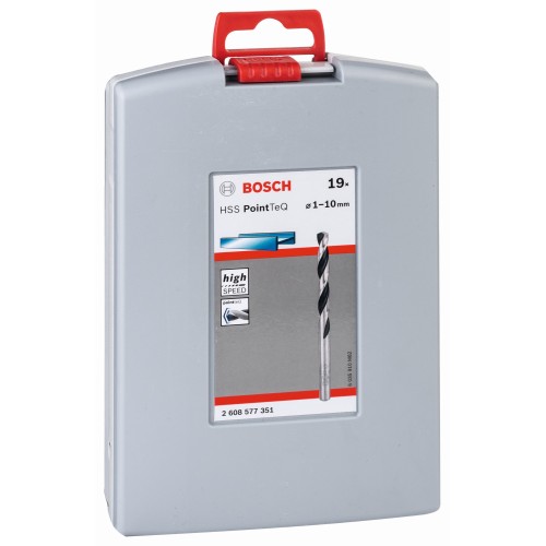Set ProBox de 19 brocas helicoidales HSS PointTeQ de 1 - 10 mm