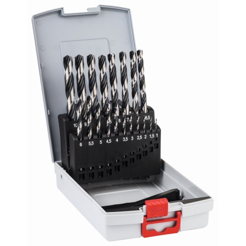 Set ProBox de 19 brocas helicoidales HSS PointTeQ de 1 - 10 mm