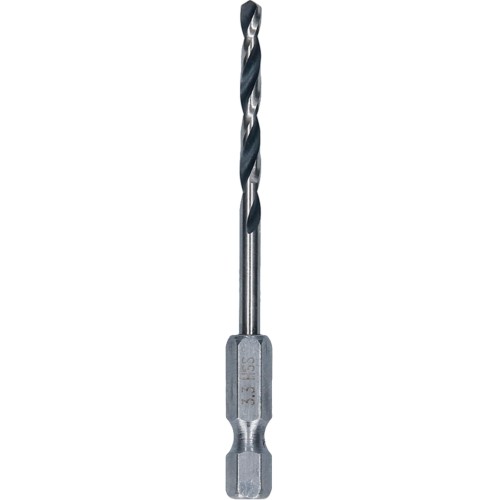 Broca hexagonal HSS PointTeQ de 3,3 mm