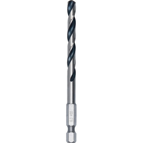 Broca hexagonal HSS PointTeQ de 6,0 mm