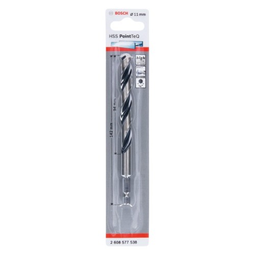 Broca hexagonal HSS PointTeQ de 11,0 mm