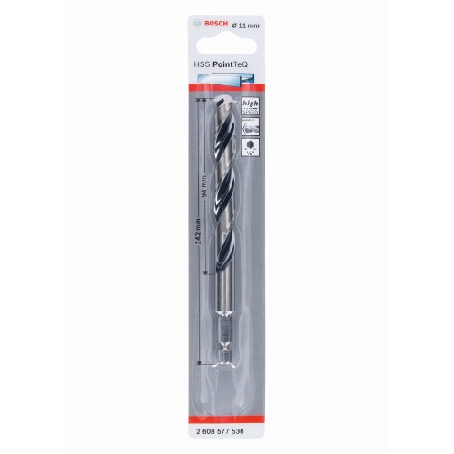 Broca hexagonal HSS PointTeQ de 11,0 mm