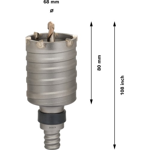 PRO SDS max-5 Core Cutter, 68 x 80 x 108 mm