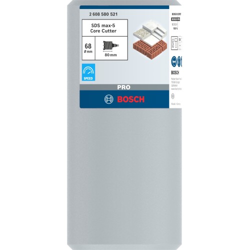 PRO SDS max-5 Core Cutter, 68 x 80 x 108 mm