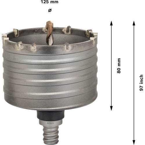 PRO SDS max-5 Core Cutter, 125 x 80 x 97 mm