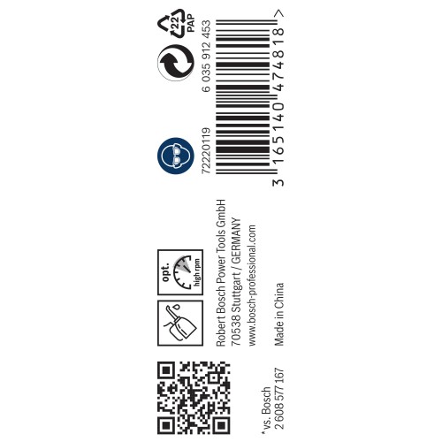 Broca helicoidal PRO Metal HSS-G, longitud estándar, 2,3 x 27 x 53 mm, 10 unidades