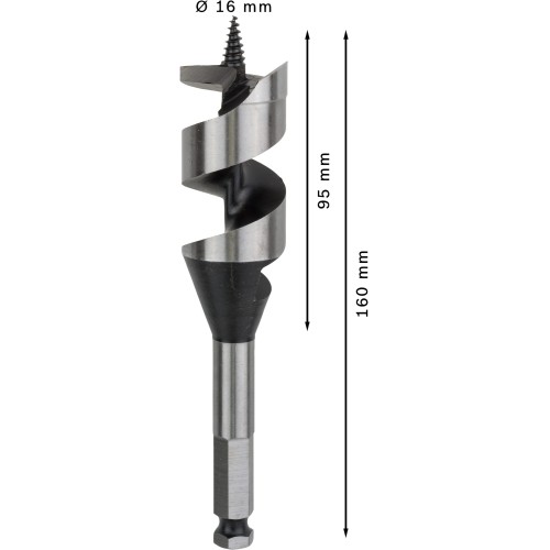 Broca salomónica PRO Wood, 32 x 95 x 160 mm
