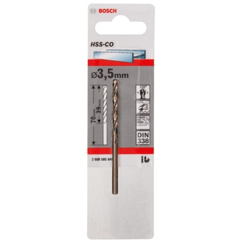 Brocas metálicas HSS-Co, DIN 338
