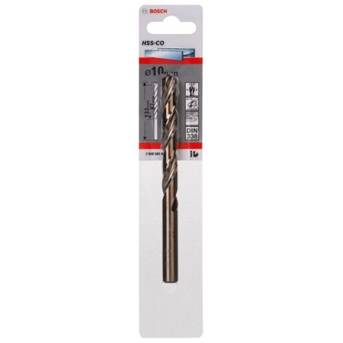 Brocas metálicas HSS-Co, DIN 338
