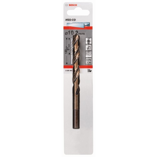 Brocas metálicas HSS-Co, DIN 338