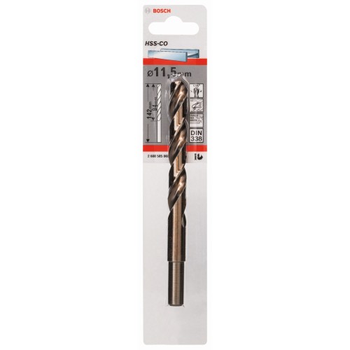 Brocas metálicas HSS-Co, DIN 338