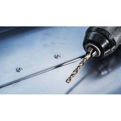 Broca helicoidal PRO Stainless Steel HSS-Co, 4,2 x 43 x 75 mm, 10 unidades