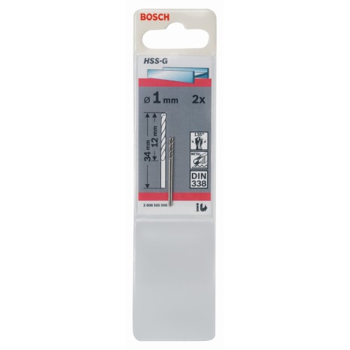 Broca para metal HSS-G, DIN 338