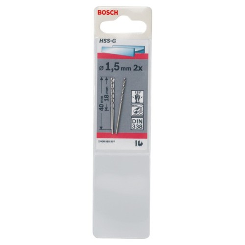 Broca para metal HSS-G, DIN 338